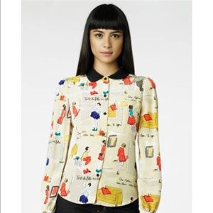 Kate Spade x Garance Doré “Jessie” Top
